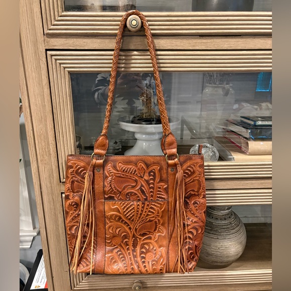 Patricia Nash | Bags | Patricia Nash Rena Burnished Tooled Leather Tote ...